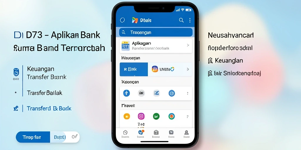 Tampilan antarmuka D73 yang modern dan fungsional.