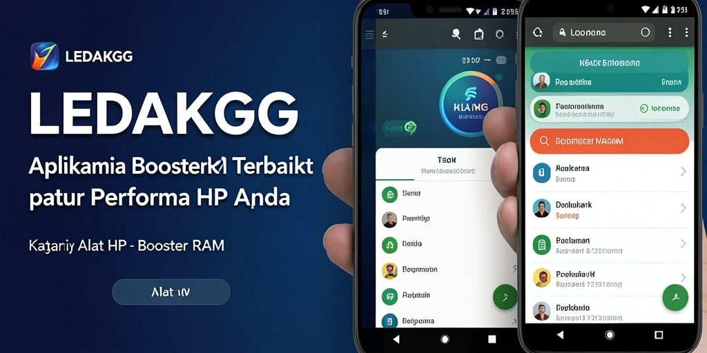 Tampilan antarmuka aplikasi LEDAKGG yang sederhana dan fungsional.