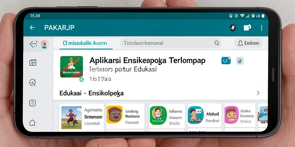 Tampilan antarmuka PAKARJP yang menarik dan informatif.