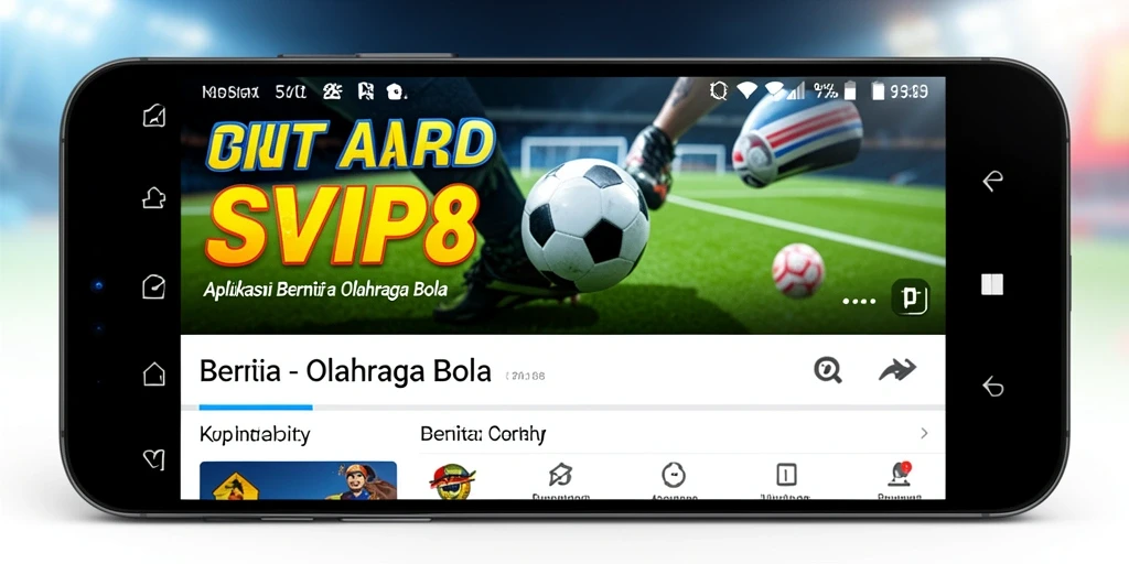 Tampilan antarmuka aplikasi SVIP8 yang menarik dan informatif.